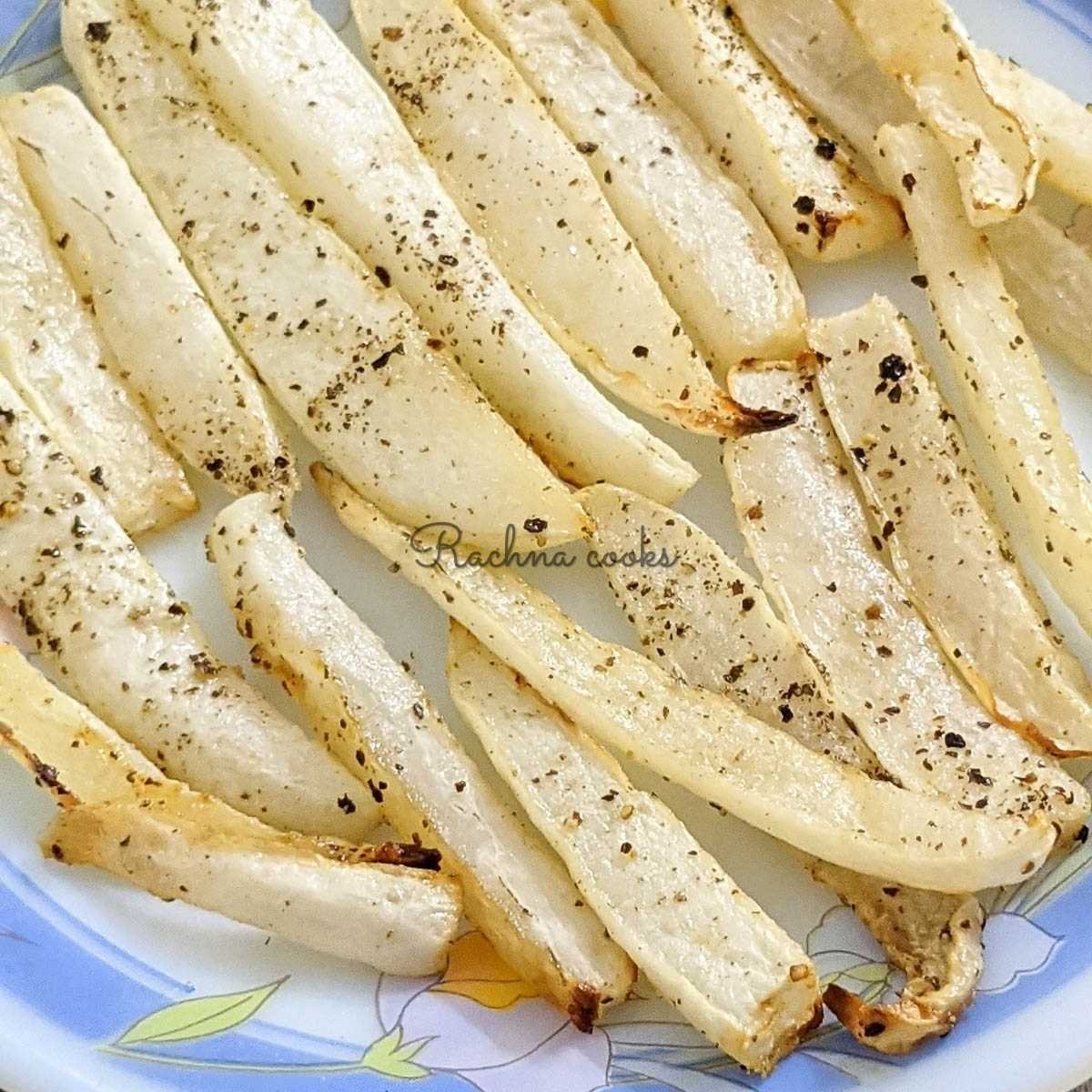 Air fryer Parsnips