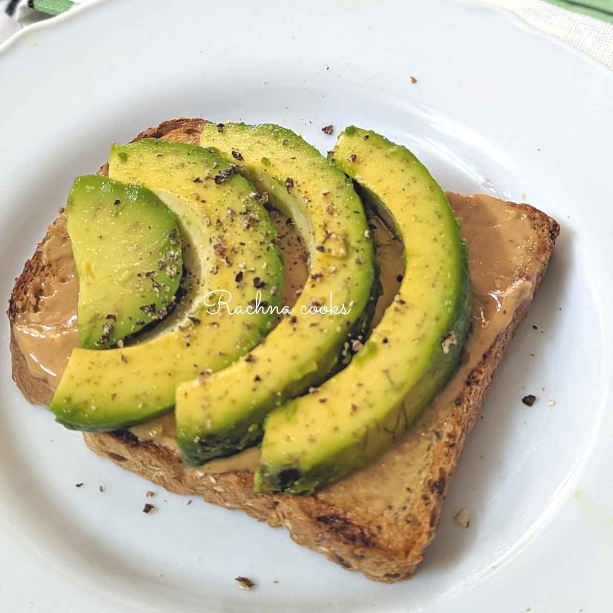 Avocado and Peanut Butter Toast