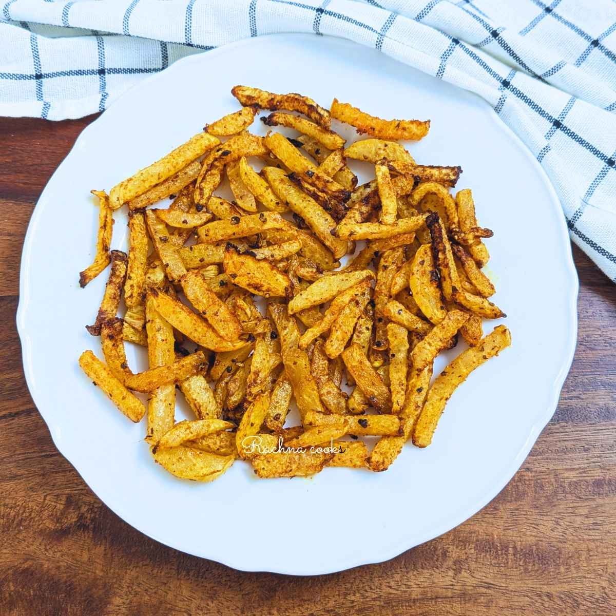 Air Fryer Kohlrabi Fries