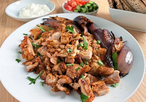 Turn on oven, not a spit to make this crispy chicken shawarma