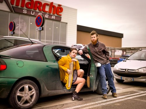 Dans les Hauts de France, Stéphanie Lacombe expose l' "Hyper Life" des clients d'un supermarché