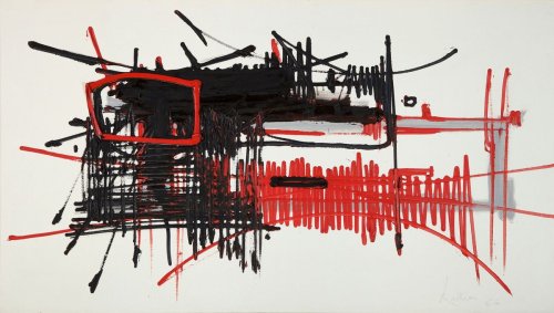 Critique expo : "Georges Mathieu. Geste, Vitesse, Mouvement" à la Monnaie de Paris