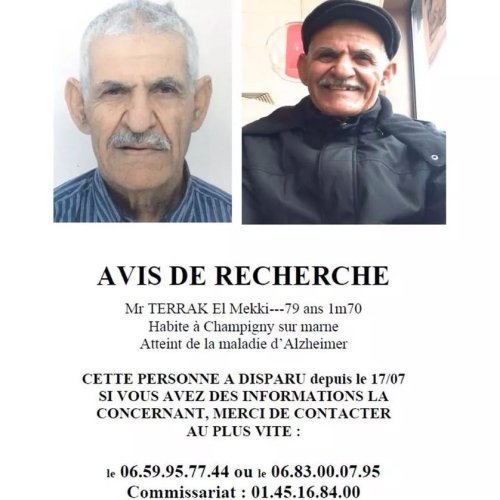 Deux disparitions