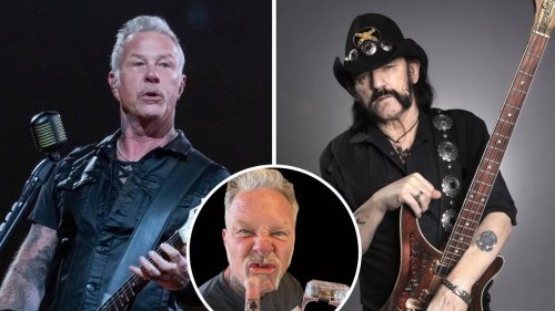 James Hetfield shows off new tattoo using late Motörhead frontman Lemmy's ashes
