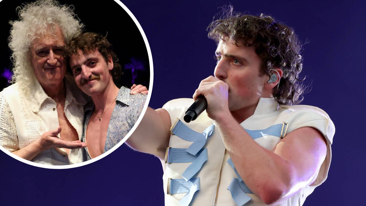 Queen's Brian May "awestruck" after joining Benson Boone for Bohemian Rhapsody at Coahcella 2025
