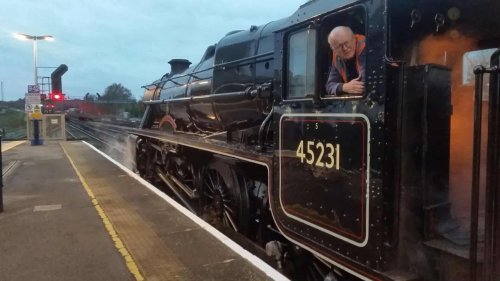 Sherwood Forester steam locomotive to pass through Brentford this Tuesday