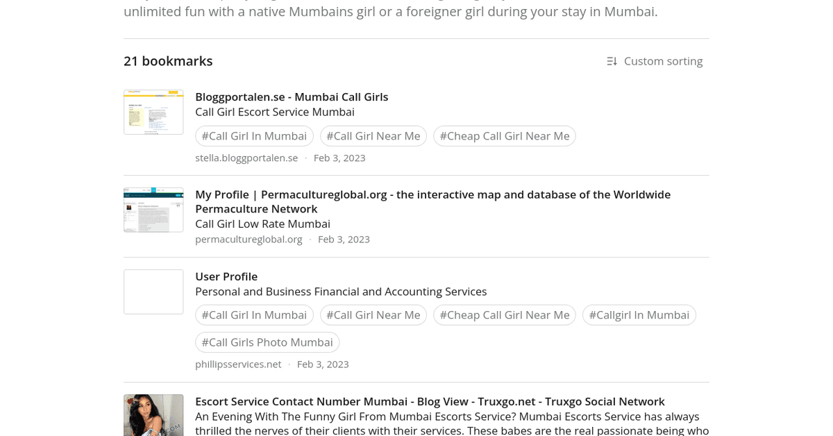 Call Girl Service Mumbai