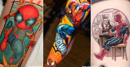 21 Of The Best Spider-Man Tattoos | Flipboard