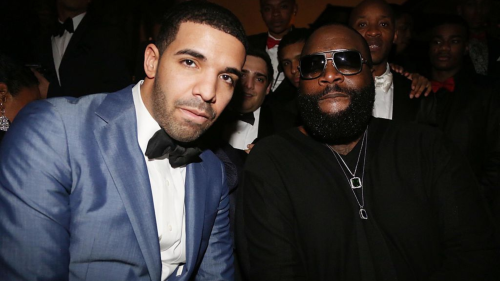 Rick Ross Performs In A Drake Hoodie Following His New Diss Track, “Champagne Moments”