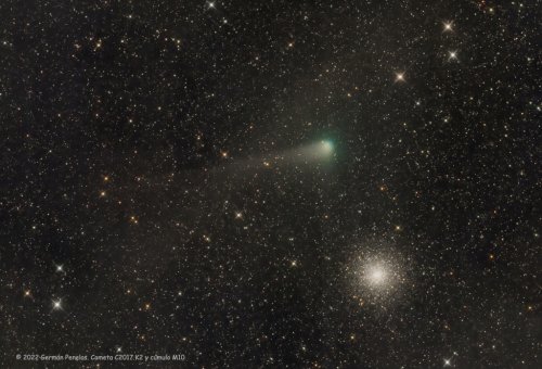 APOD | Messier 10 ve Kuyrukluyıldız