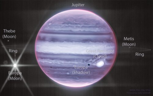 APOD | Webb’den Kızılötesinde Jüpiter ve Halkası