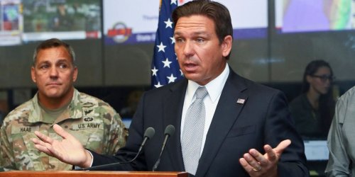 Trump-endorsed right winger takes a shot at Ron DeSantis as he hits campaign trail