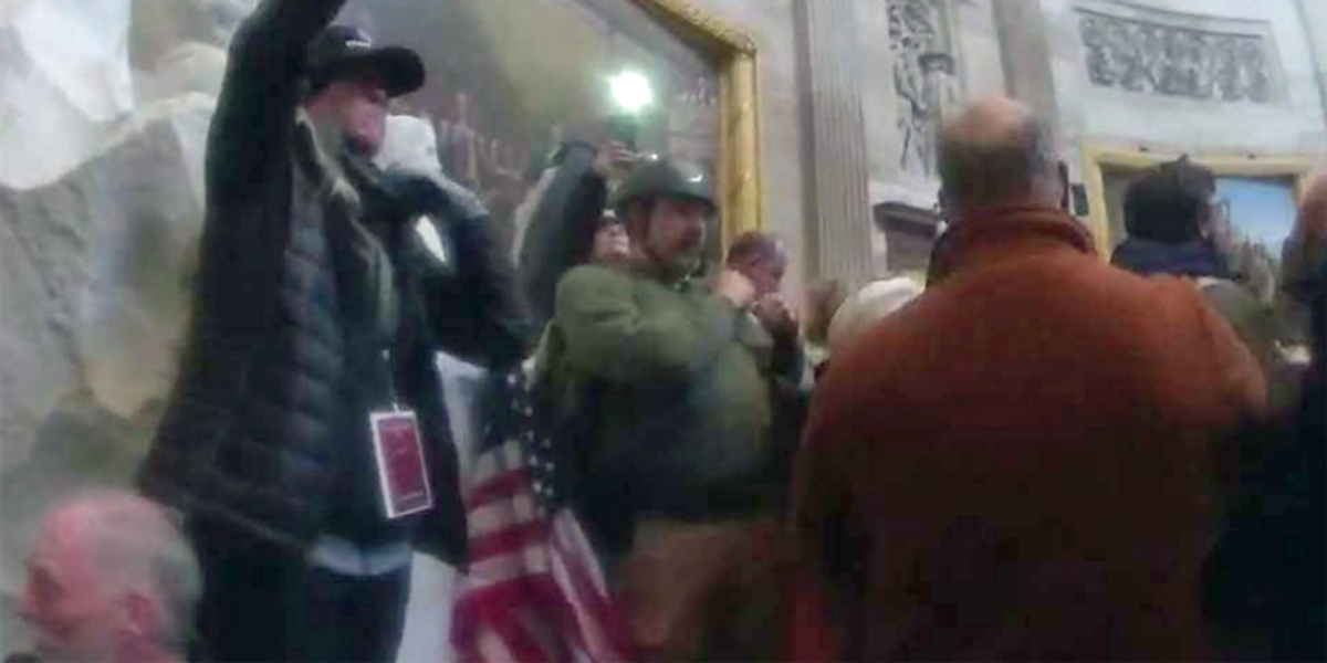 Capitol rioter kept going after being teargassed by police because 'he did not see any sign'