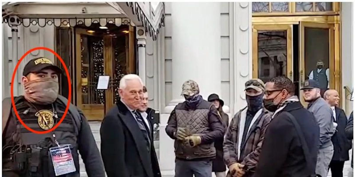REVEALED: Oath Keeper who provided security for Roger Stone on Jan 6 later partook in the Capitol riot