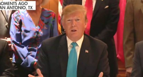 Fox News cuts away from press conference as Trump begins rambling incoherently about fences and trucks