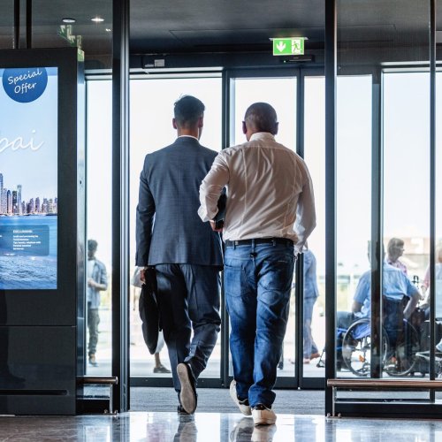 Here’s Why You Have to Exit Through a Triple Set of Glass Doors at the Airport