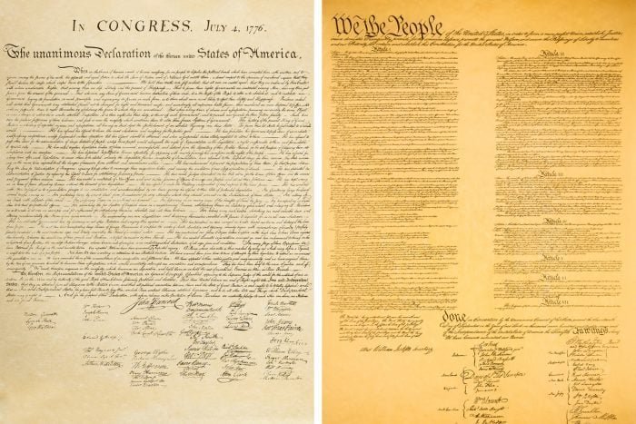 The Difference Between the Declaration of Independence and the U.S. Constitution