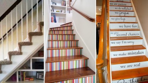 8 Staircase Decorating Ideas That Raise the Bar, From Railings to Risers