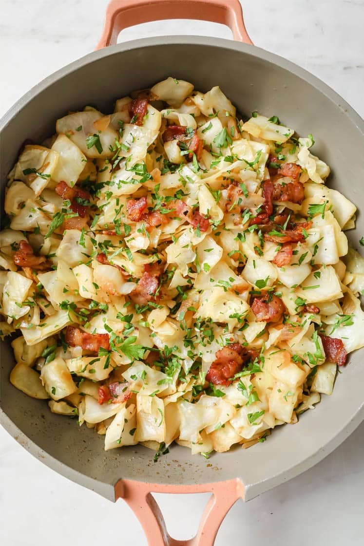 Fried Cabbage with Bacon