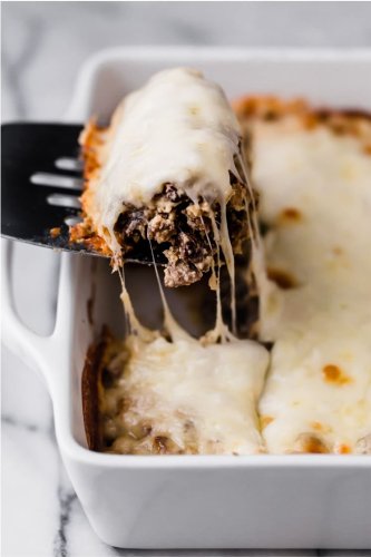 Philly Cheese Steak Casserole | Real Balanced