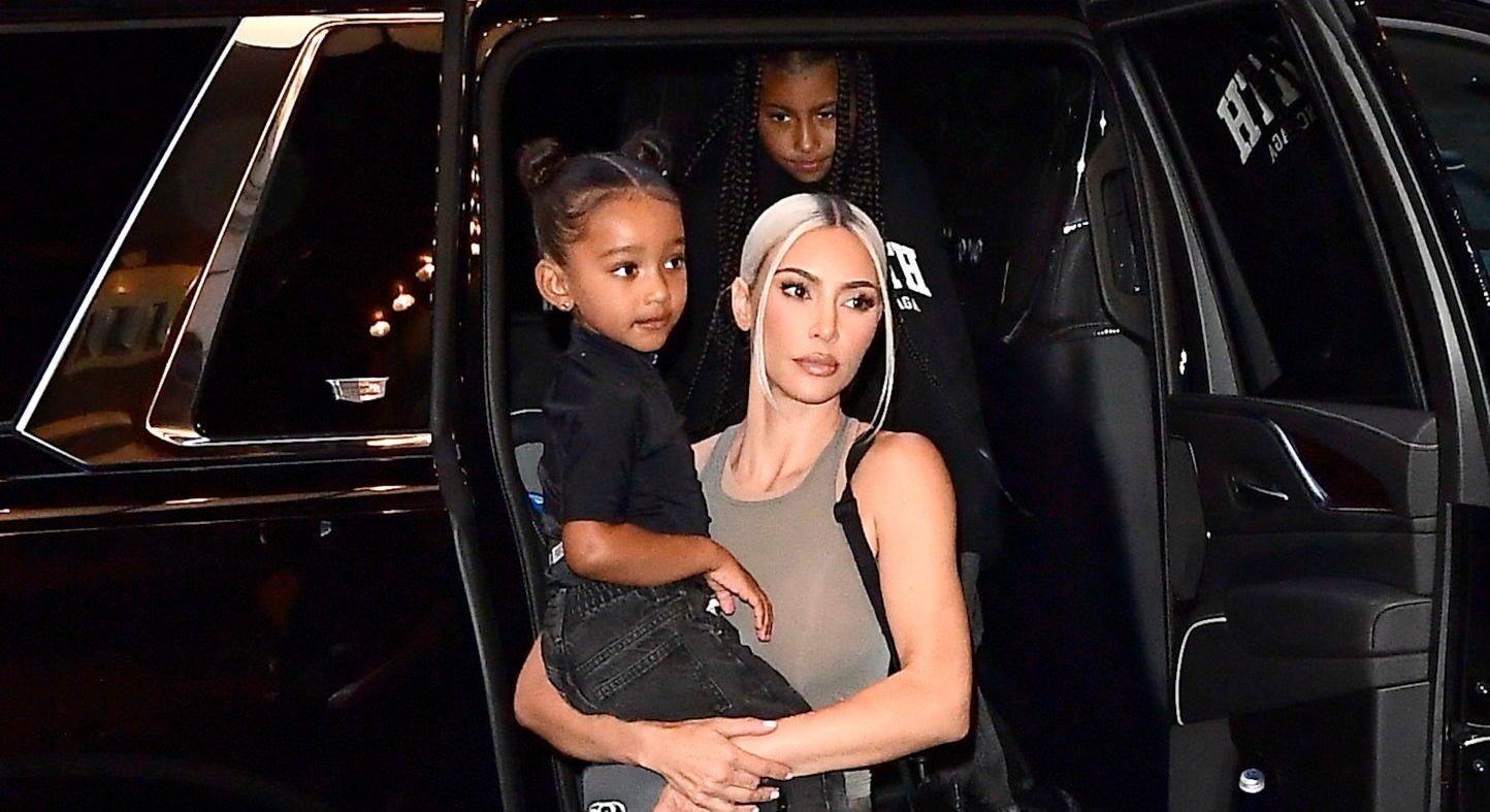 Chicago West learning the ropes as she copies mom Kim Kardashian’s famous pout