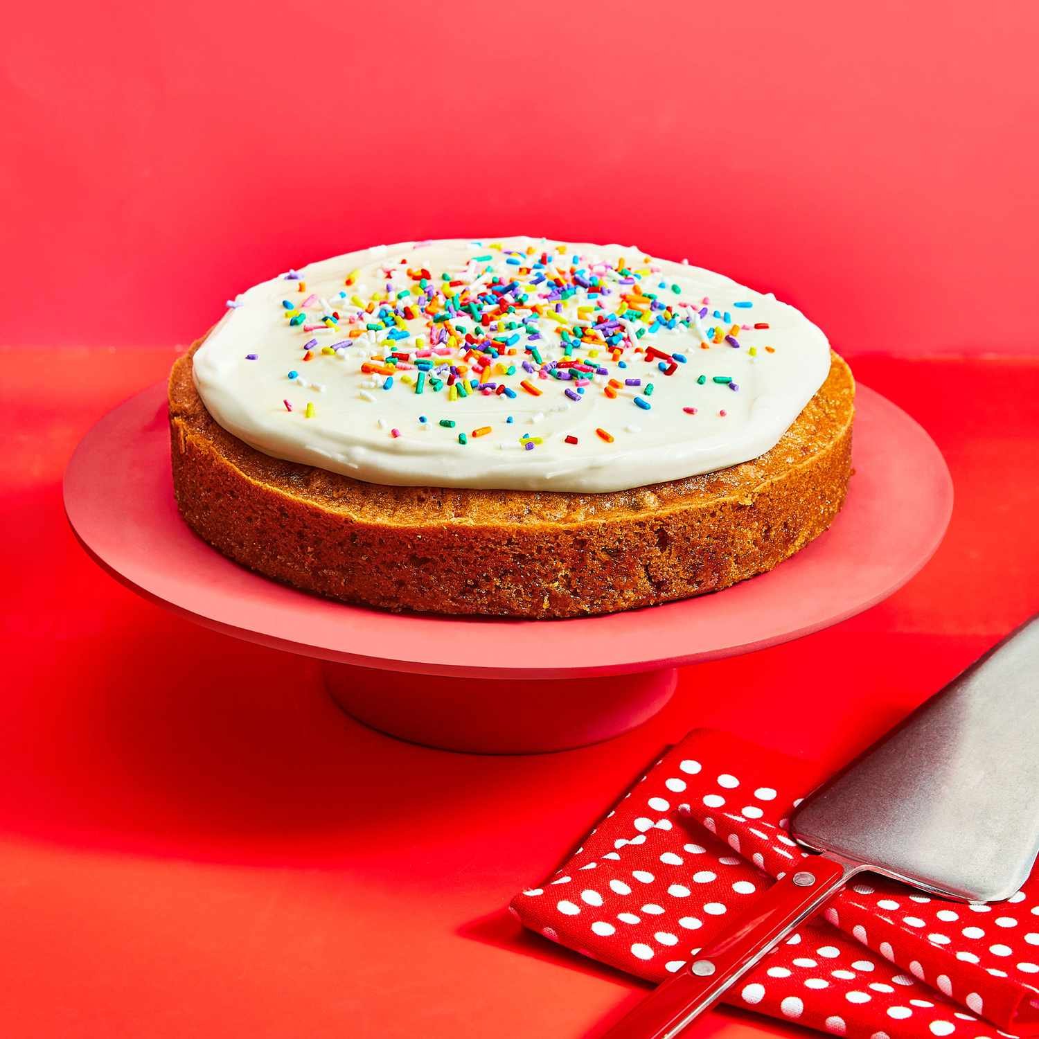 Rainbow Sprinkle Snacking Cake