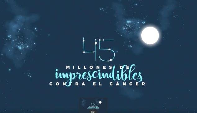 45 millones de imprescindibles contra el cáncer, la nueva campaña de Fundación Intheos