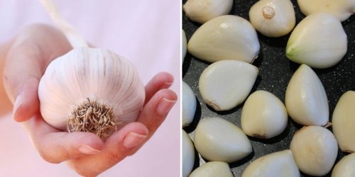 Woman perfectly peeling an entire head of garlic in 30 seconds has people mesmerized