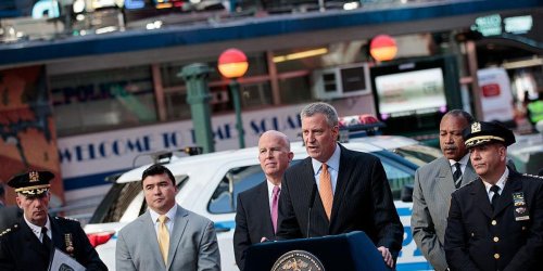 Mayor Bill de Blasio says police should confront people for 'hurtful' conduct even if they're not breaking any laws
