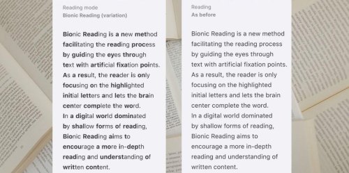 People are raving about how much easier it is to read with 'bionic reading' font
