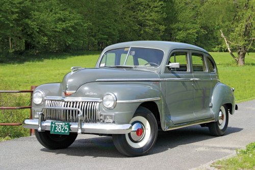 This 1947 De Soto Diplomat Special Deluxe SP-15C Was Built In Detroit For Mexico
