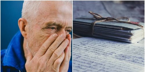 After his wife of 50 years died, he found a secret letter she had hidden from him for decades