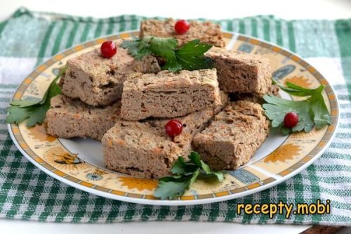 Суфле из говяжьей печени в духовке