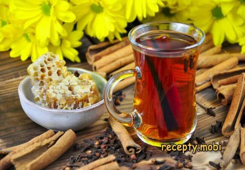 Чай с гвоздикой и корицей