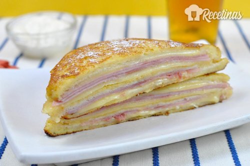 Sandwich Monte Cristo, receta facil y rica paso a paso - Recetinas