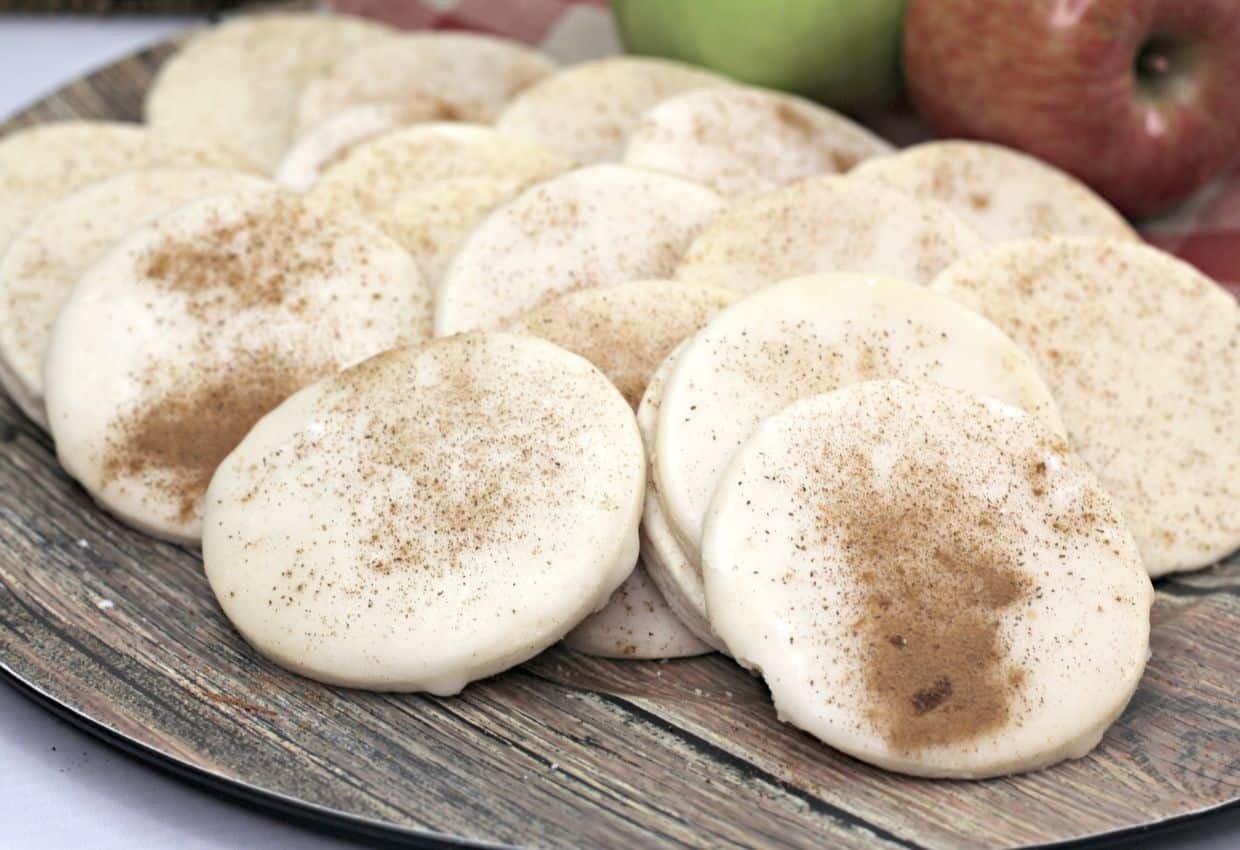 Apple Cider Shortbread Cookies