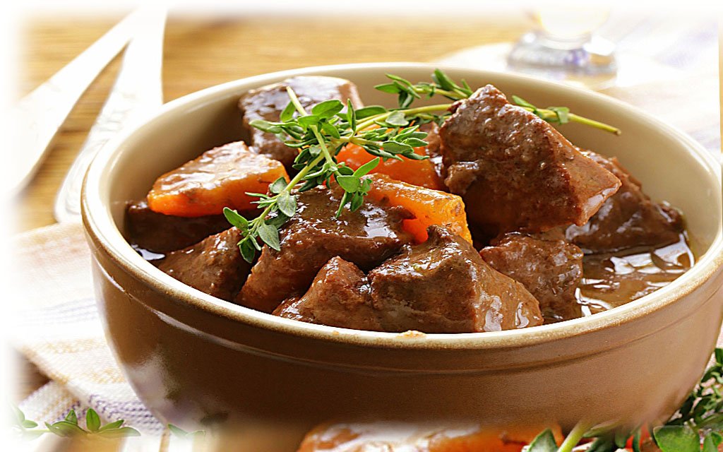 Traditional Italian Beef Braised in Red Wine
