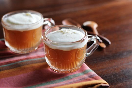Spiced Apple Jellies with Yogurt Mousse