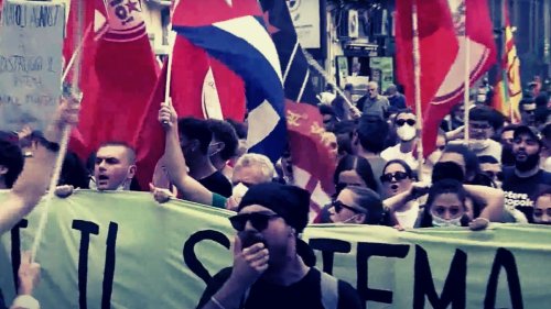 Protests break out in Italy over vaccine passport mandates