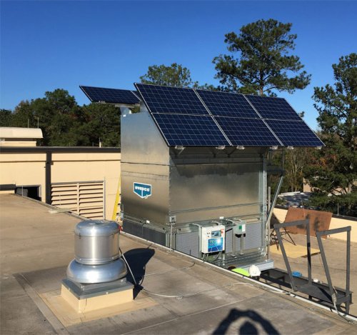 EVAPCO offers a solar-powered evaporative cooling tower