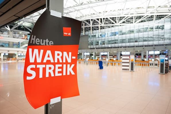 Flughafen-Streik an 13 deutschen Airports am Montag: Aktuelle Infos für Reisende
