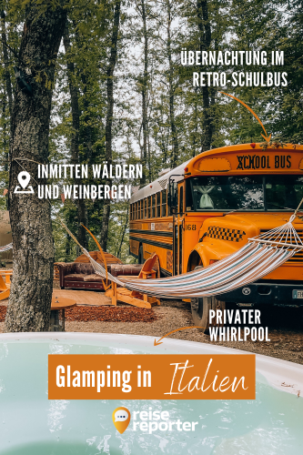 Italien: Glamping in der Toskana, am Gardasee und Idrosee