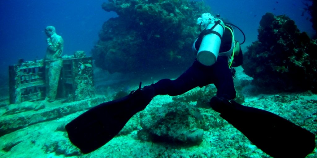 Unterwassermuseum in Cancun - Kunst im stetigen Wandel - verrückt!