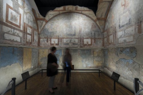 Ancient home, prayer room open at Rome's Baths of Caracalla