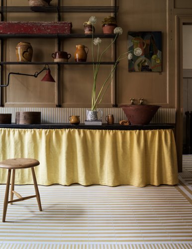Encaustic tile makers, Bert & May arrive in NYC with two new tile ranges: Marbled and Striped