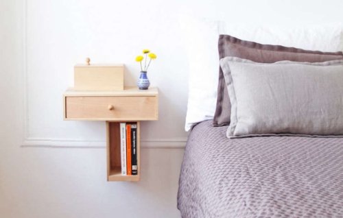 10 Easy Pieces: Wall-Mounted Bedside Shelves with Drawers - Remodelista