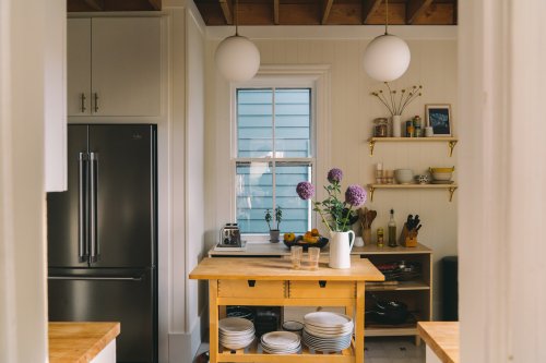 An Artful Budget Kitchen Remodel—Using Existing Cabinets—in Three Stages