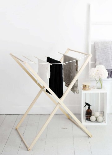 DIY drying racks: a laundry rack, dish rack, and herb-drying hoop
