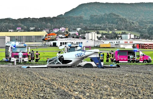 Flugzeugabsturz in Heubach: Schwerverletzter Pilot gerettet