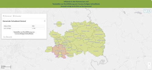 Das Infektionsgeschehen in den Gemeinden im Ostalbkreis